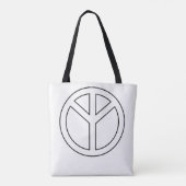 Turn Peace UP Tote Bag (Achterkant)