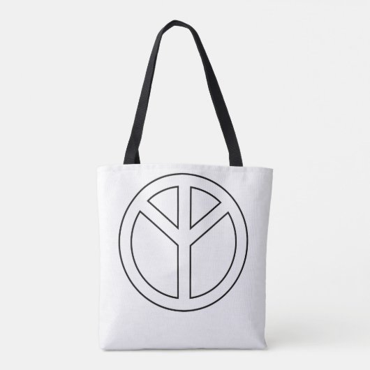 Turn Peace UP Tote Bag (Achterkant)