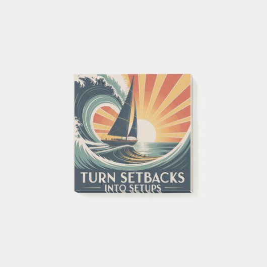 Turn Setbacks Into Setups Post-it® Notes (Voorkant)