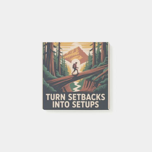 Turn Setbacks Into Setups Post-it® Notes (Voorkant)