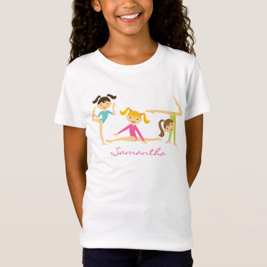 Turn T-shirt voor meisjes (Voorkant)
