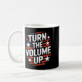Turn The Volume Up Funny For Men Women Koffiemok (Links)