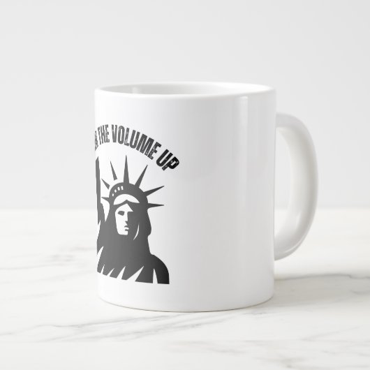 Turn The Volume Up New York Zohran Mamdani Grote Koffiekop (Voorkant rechts)