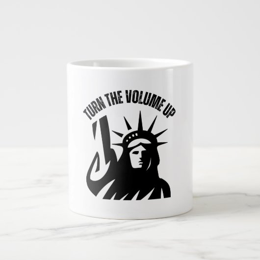 Turn The Volume Up New York Zohran Mamdani Grote Koffiekop (Voorkant)