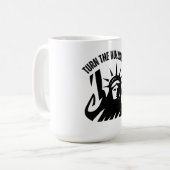 Turn The Volume Up New York Zohran Mamdani Koffiemok (Voorkant links)