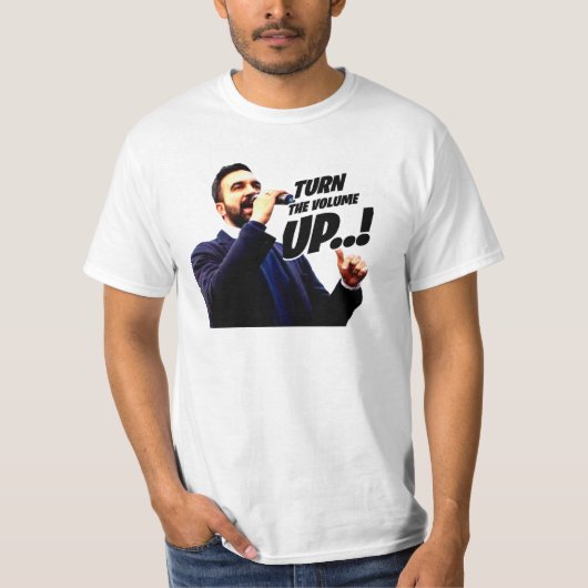Turn the Volume Up T-shirt (Voorkant)