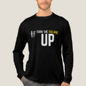🎵 Turn the Volume Up! 🔊 Tri-Blend Shirt (Voorkant volledig)
