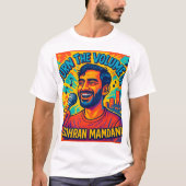 Turn the Volume up zohran mamdani T-shirt (Voorkant)