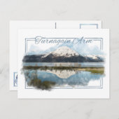 Turnagain Arm Alaskan Waterverf Briefkaart (Voorkant / Achterkant)