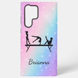 Turnbalken tot telefoon: gepersonaliseerde gymnast samsung galaxy hoesje