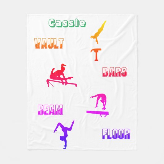 Turnblanket - Sprong, Brug, Balk, Vloer Fleece Deken (Voorkant)