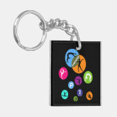 Turnbubbel Sleutelhanger (Voorkant Links)