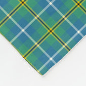 Turnbull Ancient Hunting Tartan Monogram Fleece Deken (Hoek)