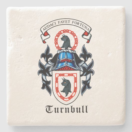 Turnbull Coat of Arms Onderzetter (Voorkant)