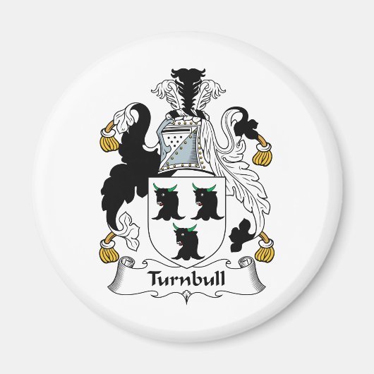 Turnbull Family Crest Magneet (Voorkant)