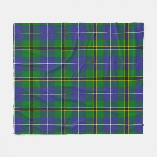 Turnbull Hunting Plaid Fleece Deken (Voorkant (Horizontaal))