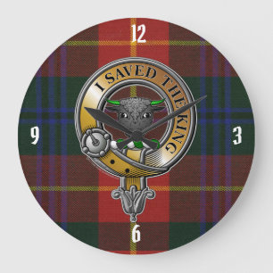 Turnbull Tartan & Badge Grote Klok