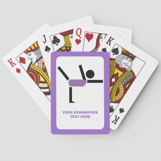 Turncadeaus, turnster aangepast pokerkaarten (Achterkant)