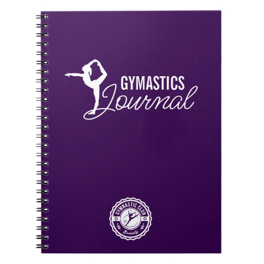 Turnclub Gym Logo Studententeam Routine Notitieboek (Voorkant)