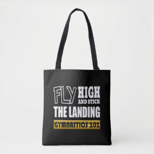 Turnen 101 Vlieg hoog - Bar Gymnast Tote Bag