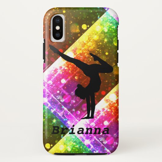 Turnen Abstracte Handstand Case-Mate iPhone Case (Achterkant)