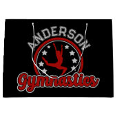 Turnen ADD NAME Turnster Sprongvloer Atleet  Groot Cadeauzakje (Voorkant)