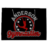 Turnen ADD NAME Turnster Sprongvloer Atleet  Groot Cadeauzakje (Achterkant)