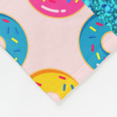 Turnen en Donuts Fleece Deken (Hoek)