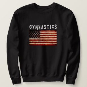 Turnen Grunge Amerikaanse Vlag USA Trui