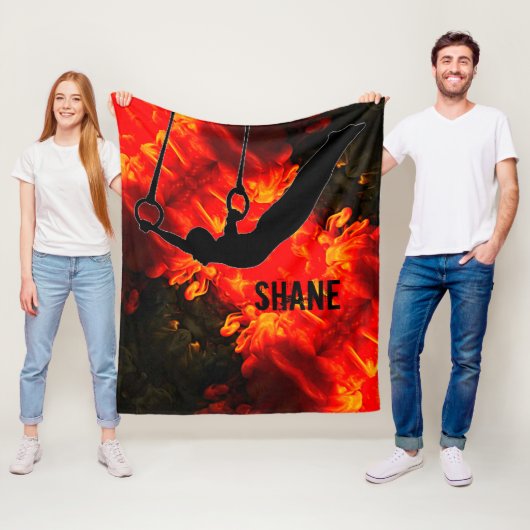 Turnen Heren - Lava Destructieve Fleece Dekken Deken (In situ)
