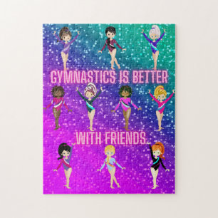 Turnen is leuker met vrienden Super Sparkle Legpuzzel