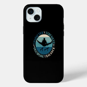 Turnen Jongens Karakter Sterkte Discipline iPhone 15 Plus Case