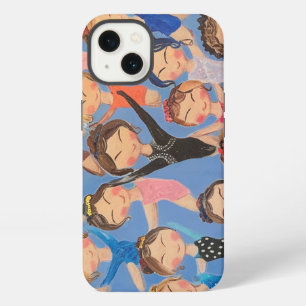 Turnen kleurrijk patroon cadeau iPhone 13 hoesje