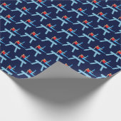 Turnen, mannelijke gymnast op Pommel Paard Cadeaupapier (Hoek)