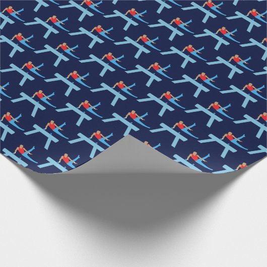 Turnen, mannelijke gymnast op Pommel Paard Cadeaupapier (Hoek)