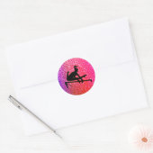 Turnen Ongelijke Brug Glitter Stickers (Envelop)