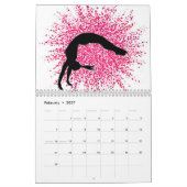 Turnen Pastel Roze Kalender (Feb 2027)