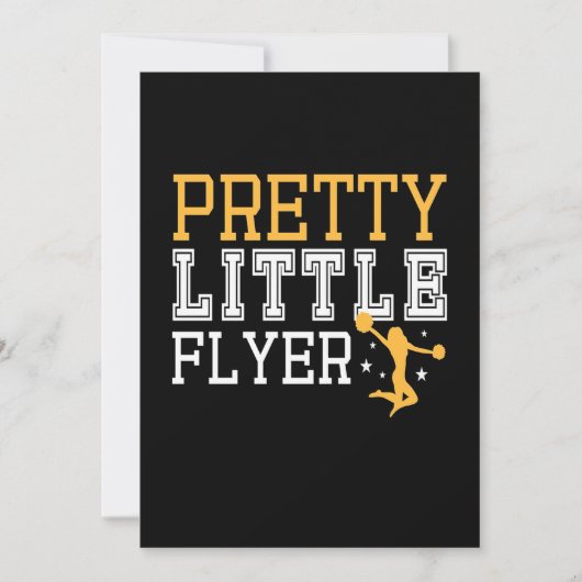 Turnen Pretty Little Flyer Kaart (Voorkant)