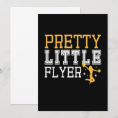 Turnen Pretty Little Flyer Kaart (Voorkant / Achterkant)