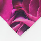 Turnen Roze Rozen Roze en Wit Fleece Deken (Hoek)