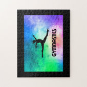 Turnen Switch Sprong Aquarel Legpuzzel (Verticaal)