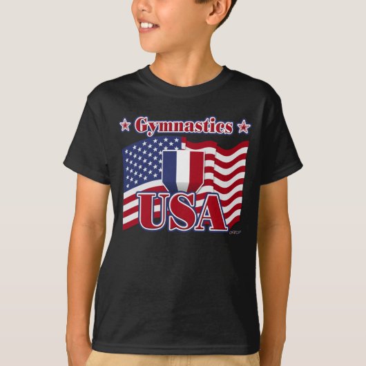 Turnen USA T-shirt (Voorkant)