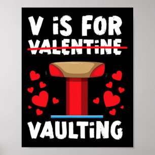 Turnen Valentijnsdag V Is Voor Valentijn Vault Poster
