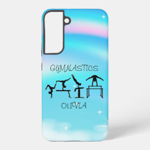 Turnen voor meisjes Regenboogkrullen Samsung Galaxy Hoesje