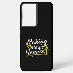 Turnen voor Vrouwen Maakt Magie Gebeuren Quote Samsung Galaxy Hoesje
