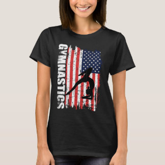 Turnen Vrouwen mannen Meisjes Tieners Gymnast Amer T-shirt