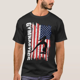 Turnen Vrouwen mannen Meisjes Tieners Gymnast Amer T-shirt