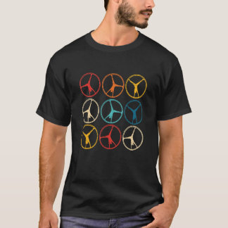 turnen wiel turnen atleet gymnast cheerl t-shirt