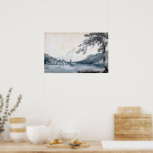 Turner - Aar between Unterseen & Brienz Lake Poster (Keuken)