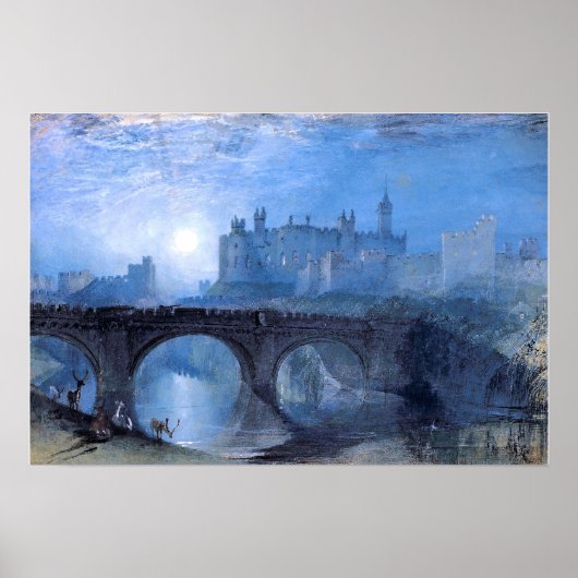 Turner - Alnwick Kasteel Poster (Voorkant)